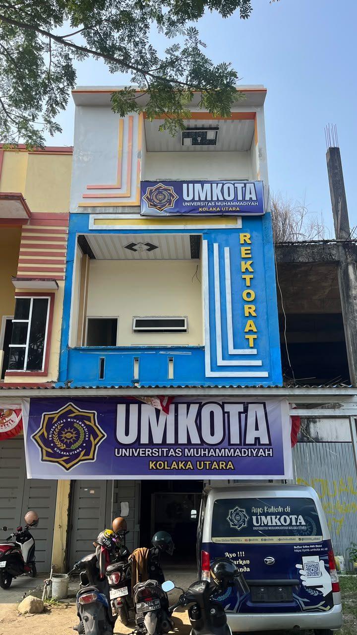 Gedung rektorat Universitas Muhammadiyah Kolaka Utara di Lasusua